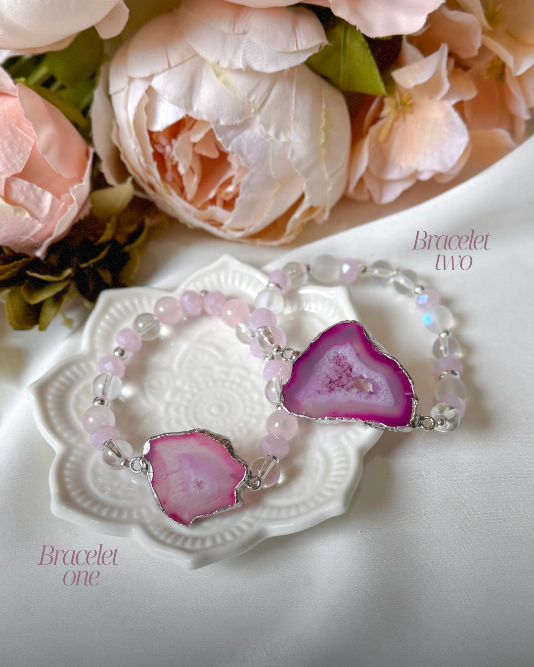 The Moonlit Blossom Bracelets