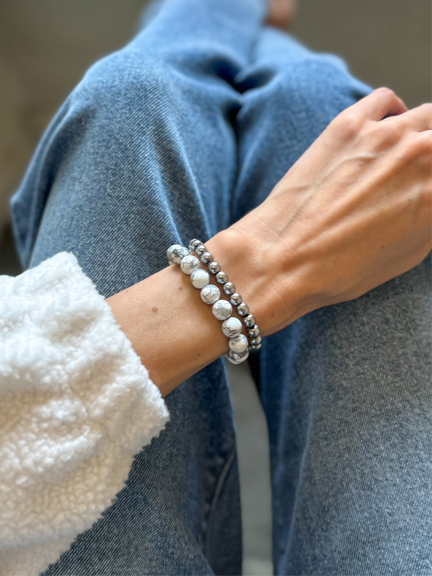 Dark Silver Hematite Bracelet