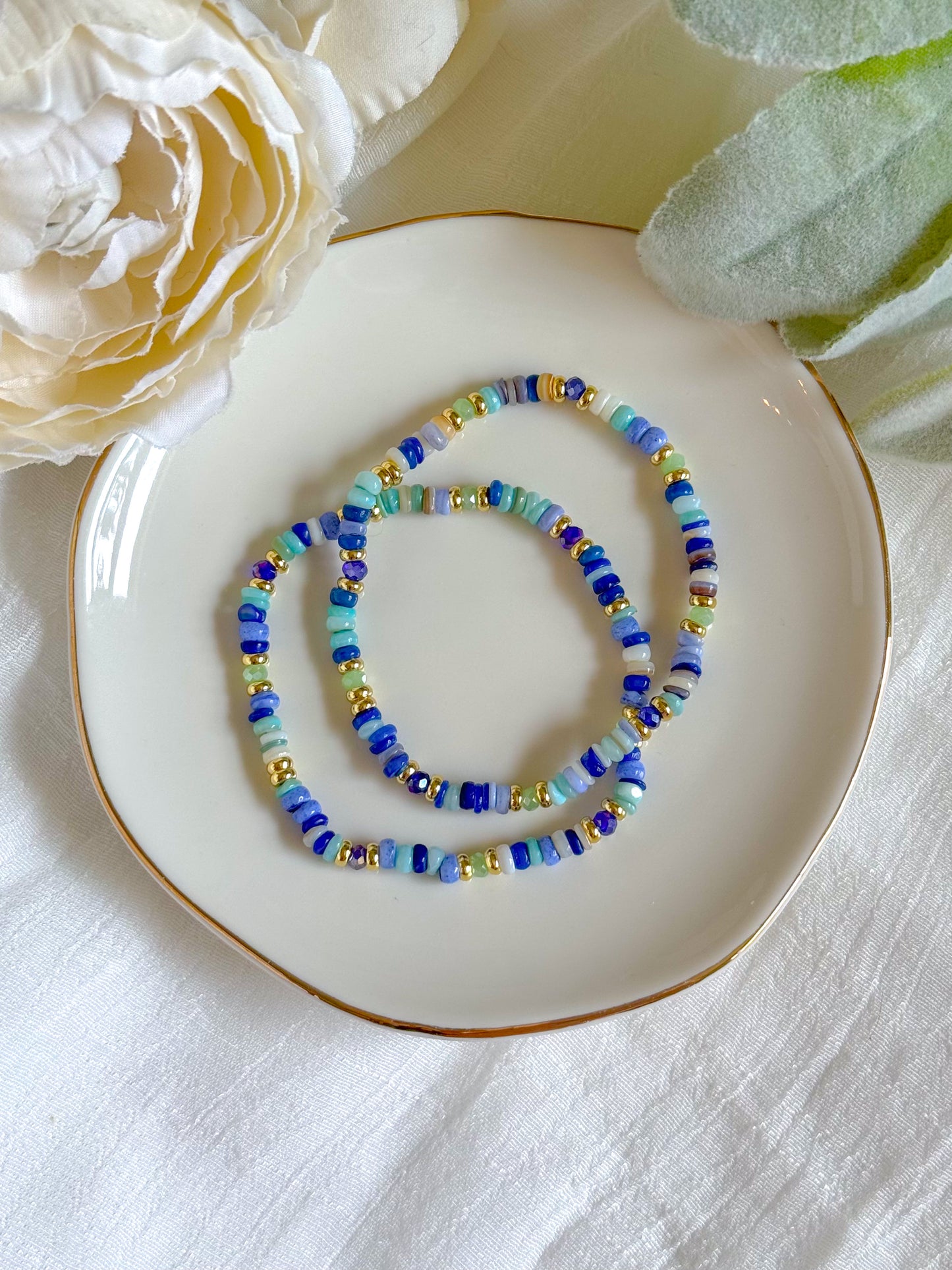 Blue Jade Meadow Bracelet