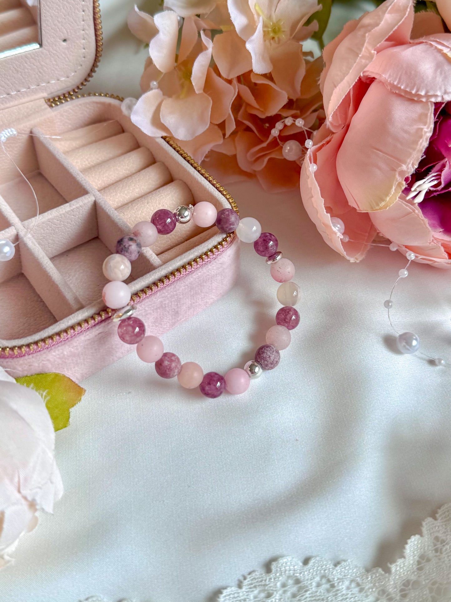The Pink Cherry Bracelet