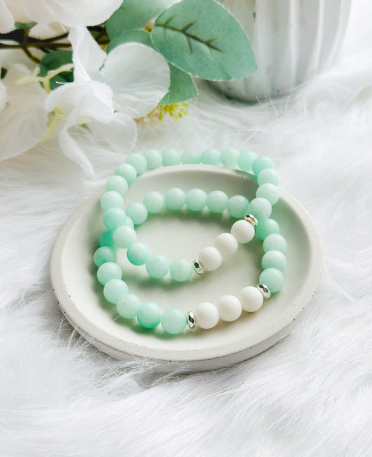 The Seafoam Breeze bracelets