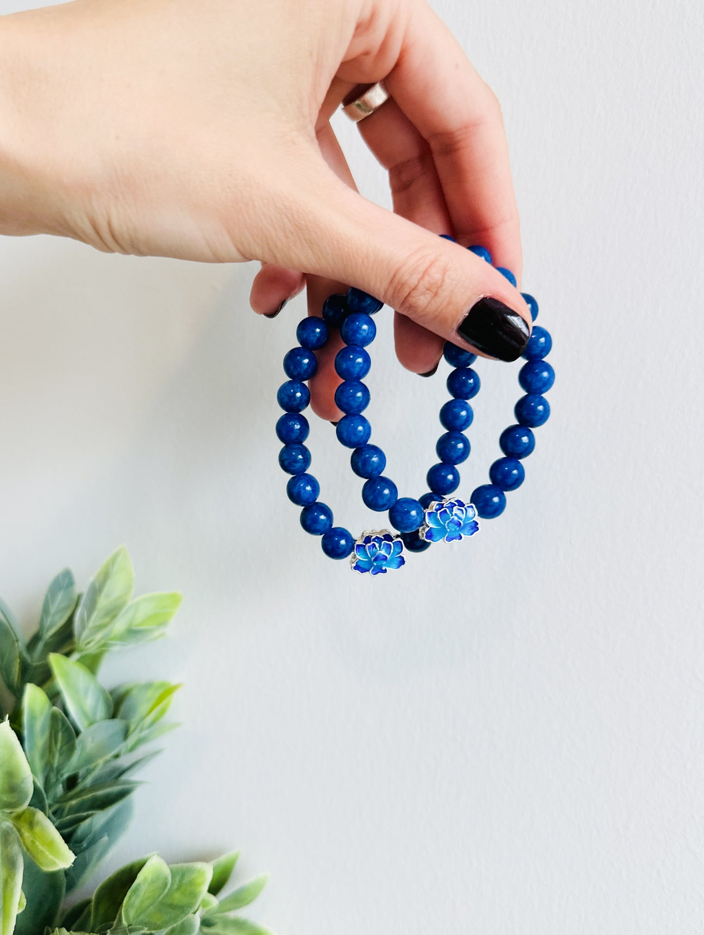 The Indigo Bloom Bracelet
