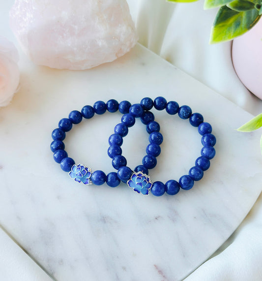The Indigo Bloom Bracelet
