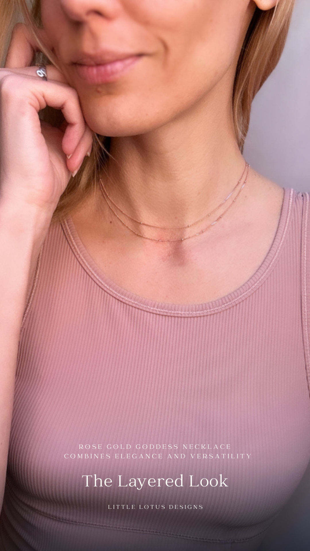 The Rose Gold Goddess Necklace