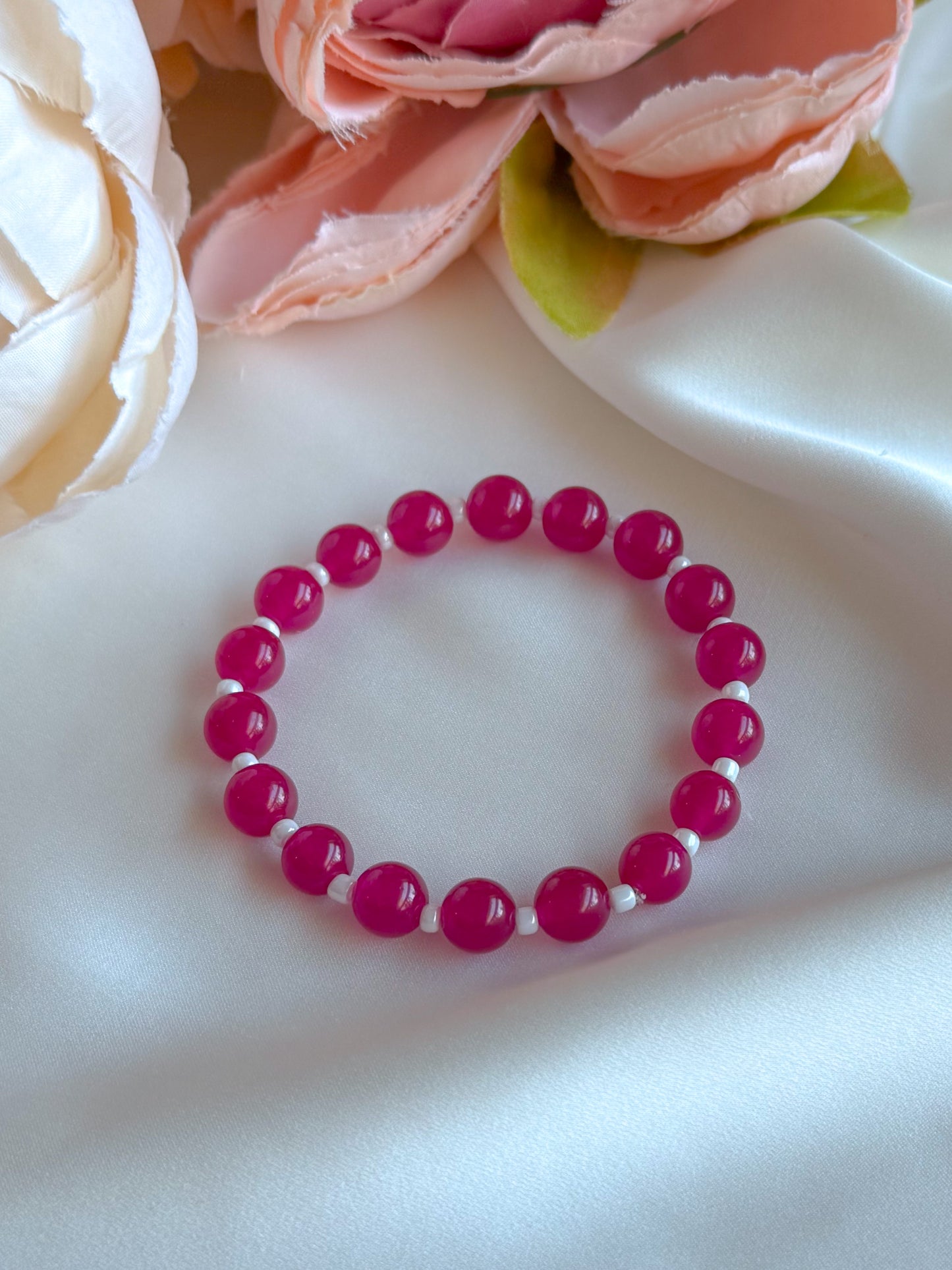 The Fuchsia Bloom Bracelet