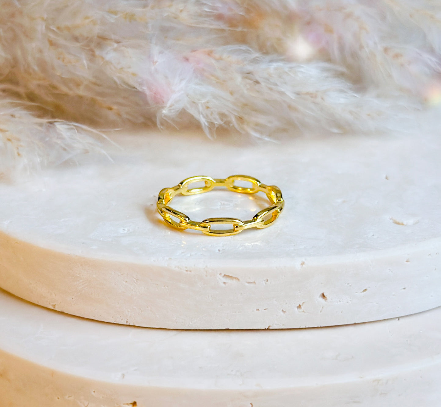 Chain link ring