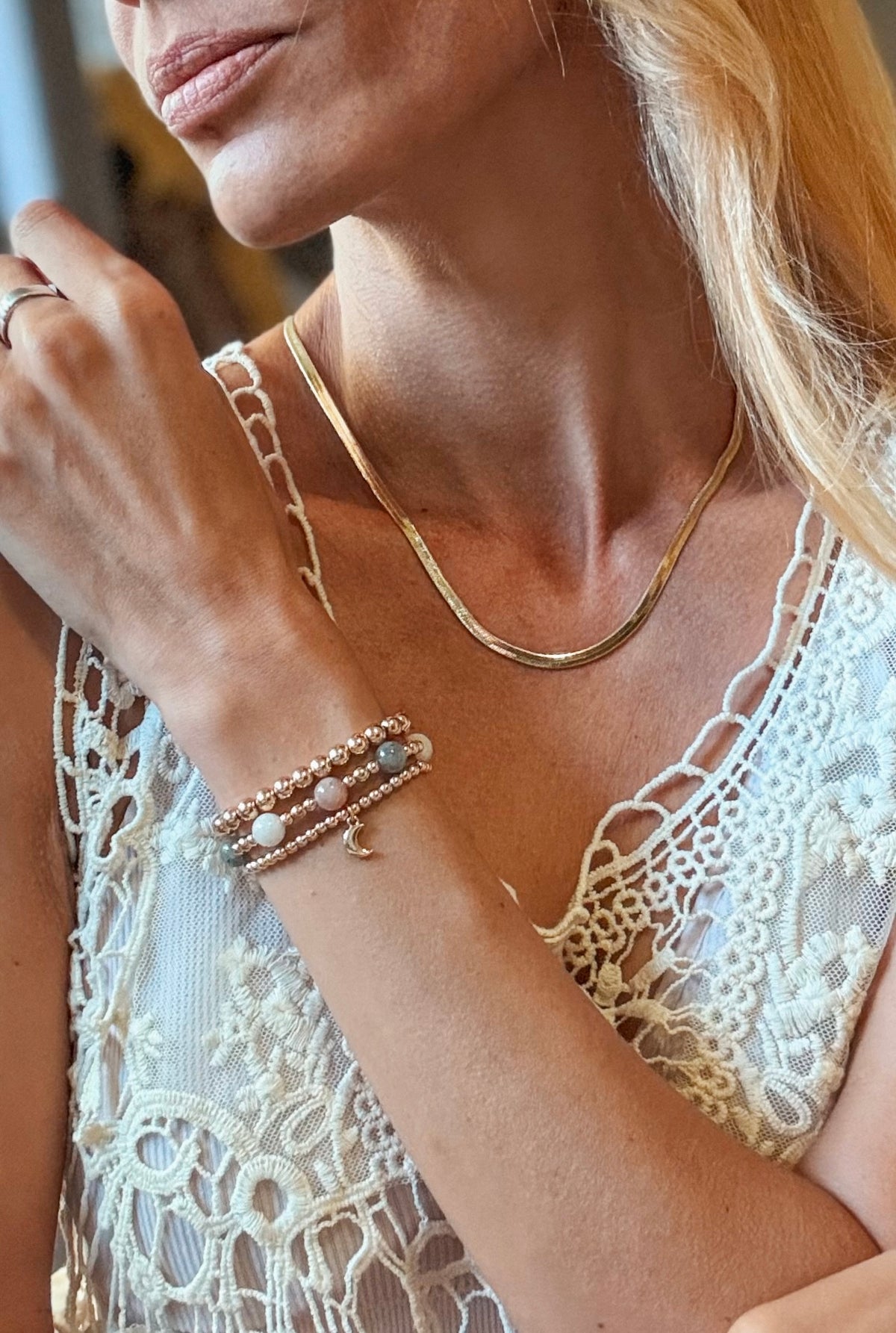 The Chloe Herringbone Necklace