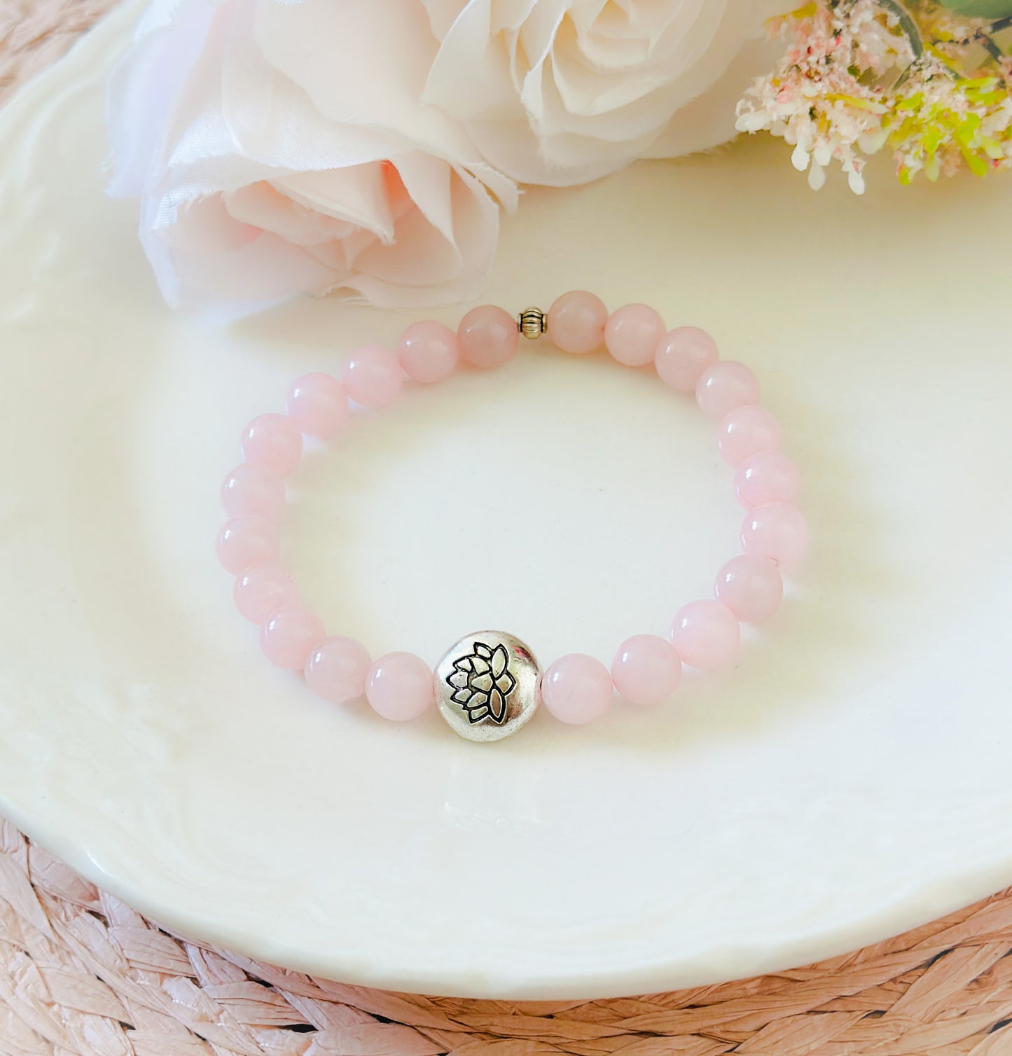Rose Quartz Lotus
