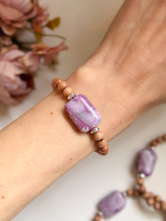 The Lilac Bloom Bracelet