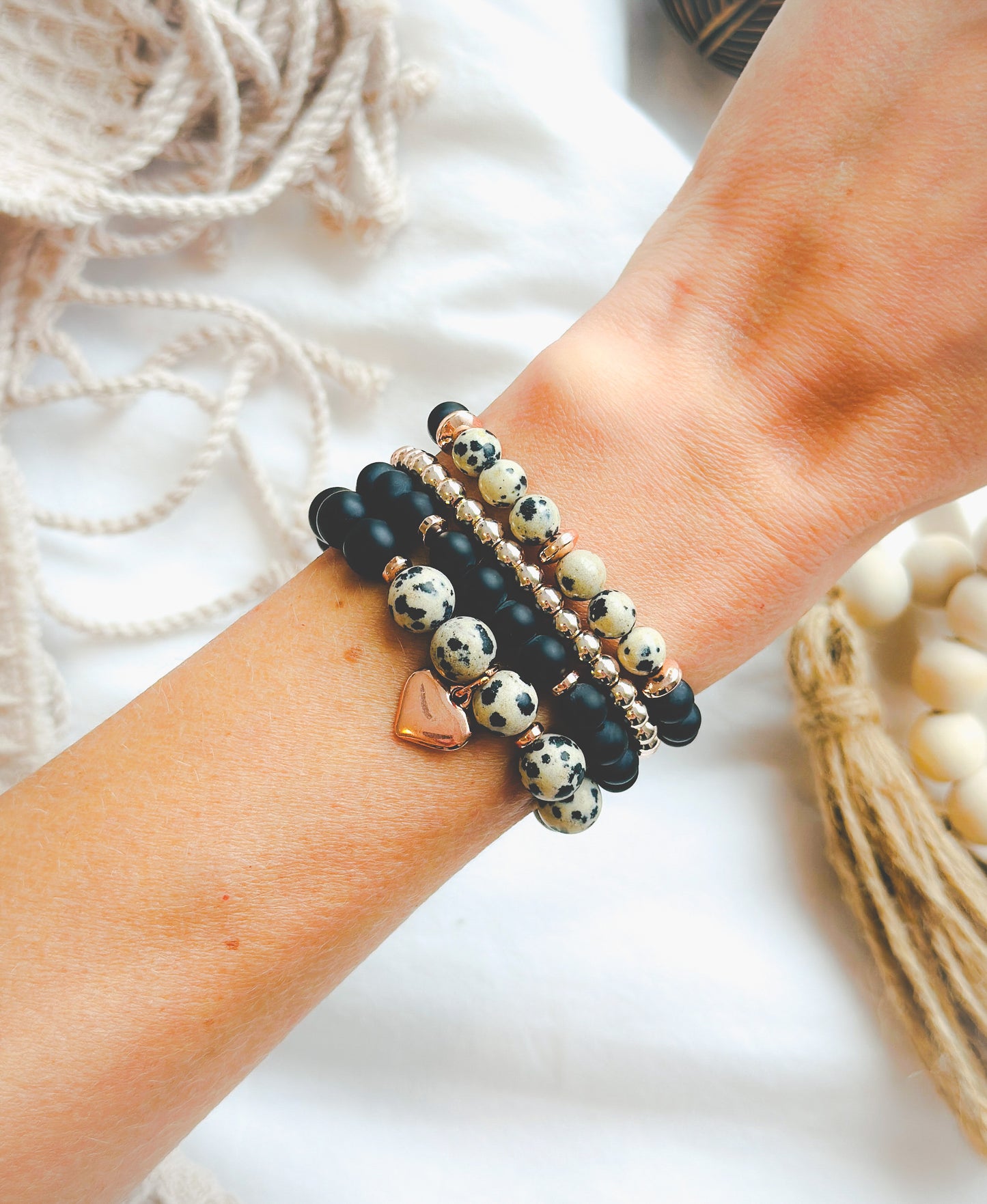 The "Love & Strength" Stacking Set