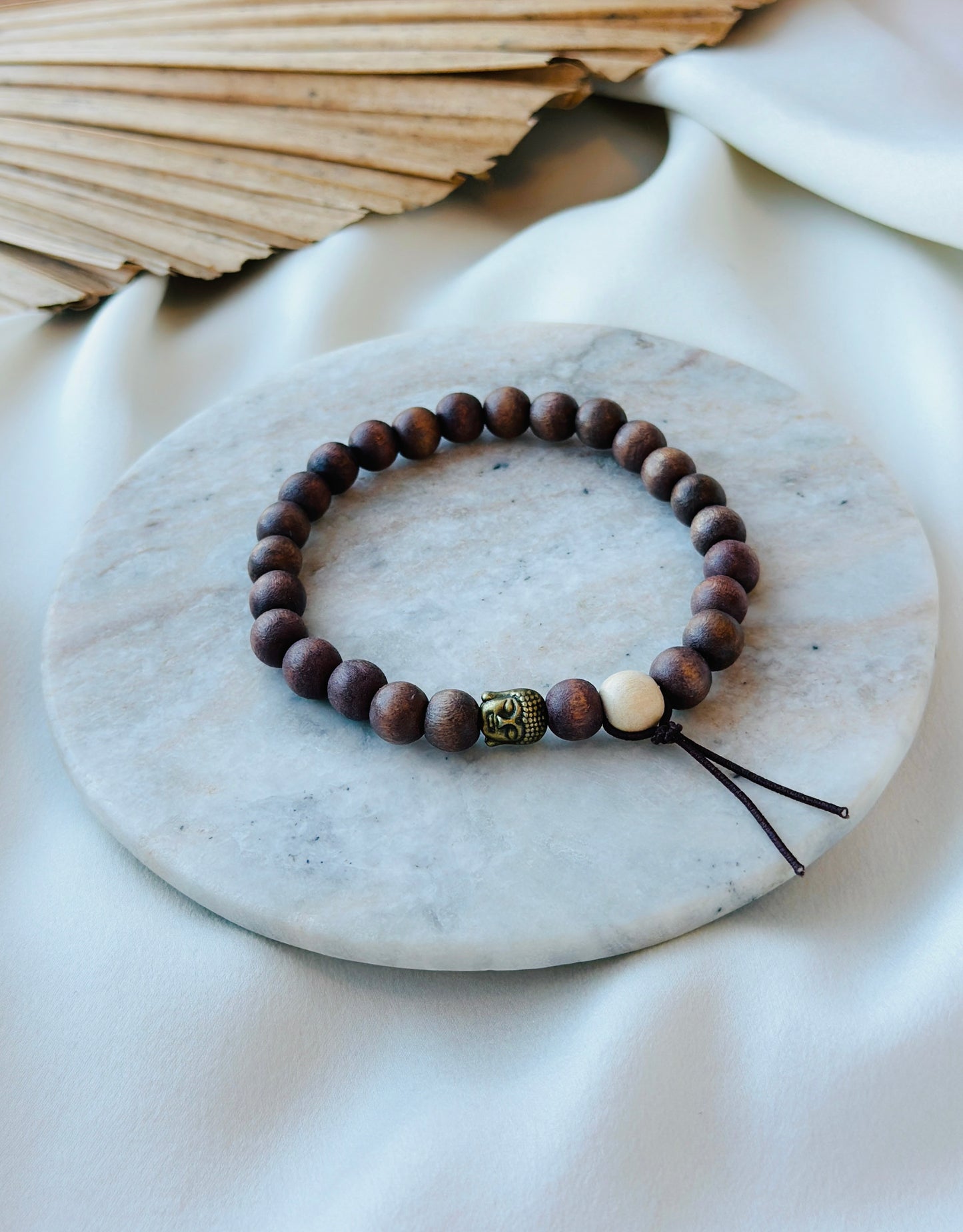 Matte Redwood Tie Bracelet set
