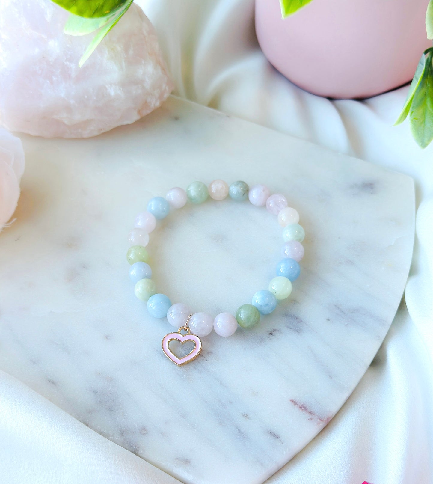 Divine Morganite Love bracelet