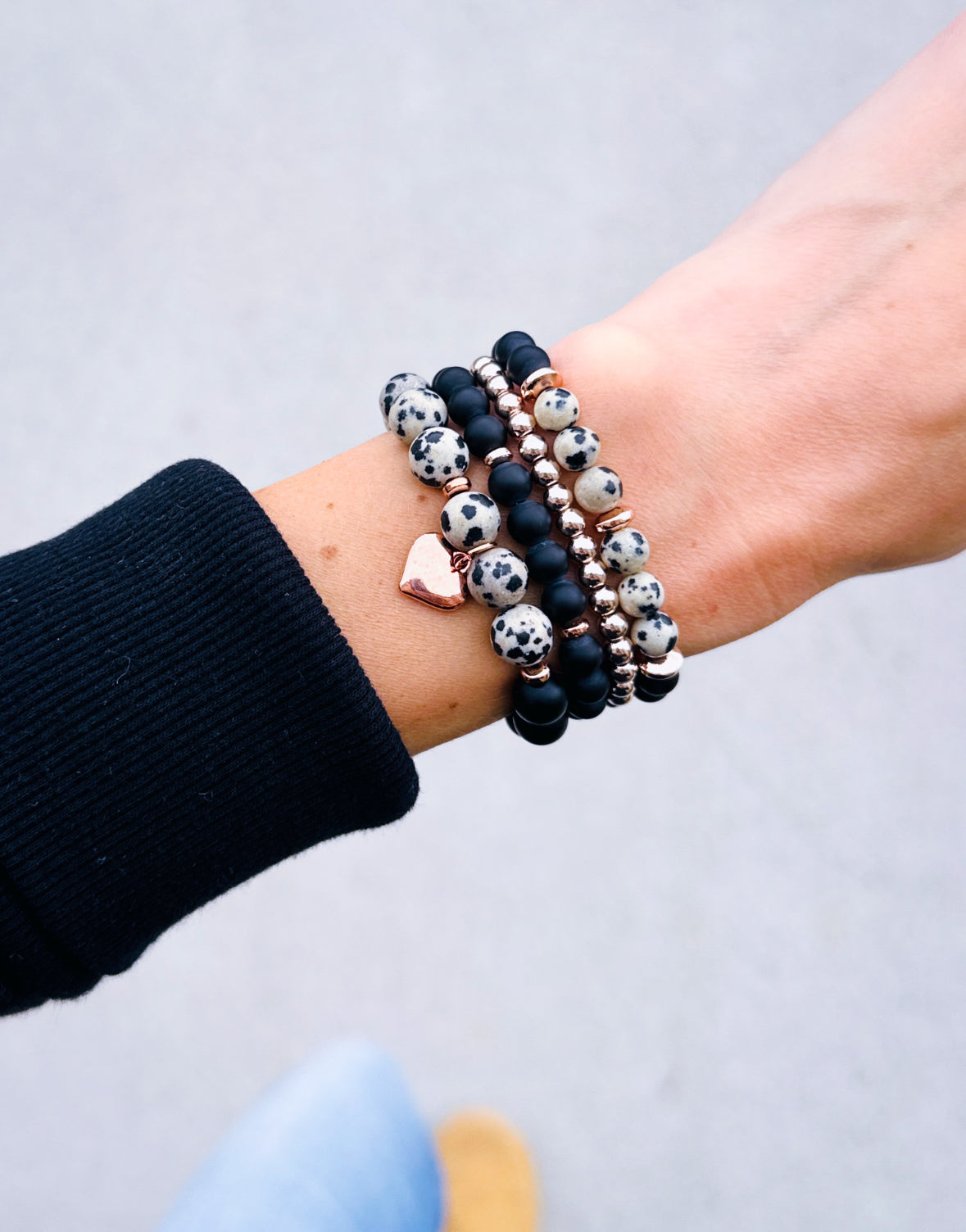 The "Love & Strength" Stacking Set
