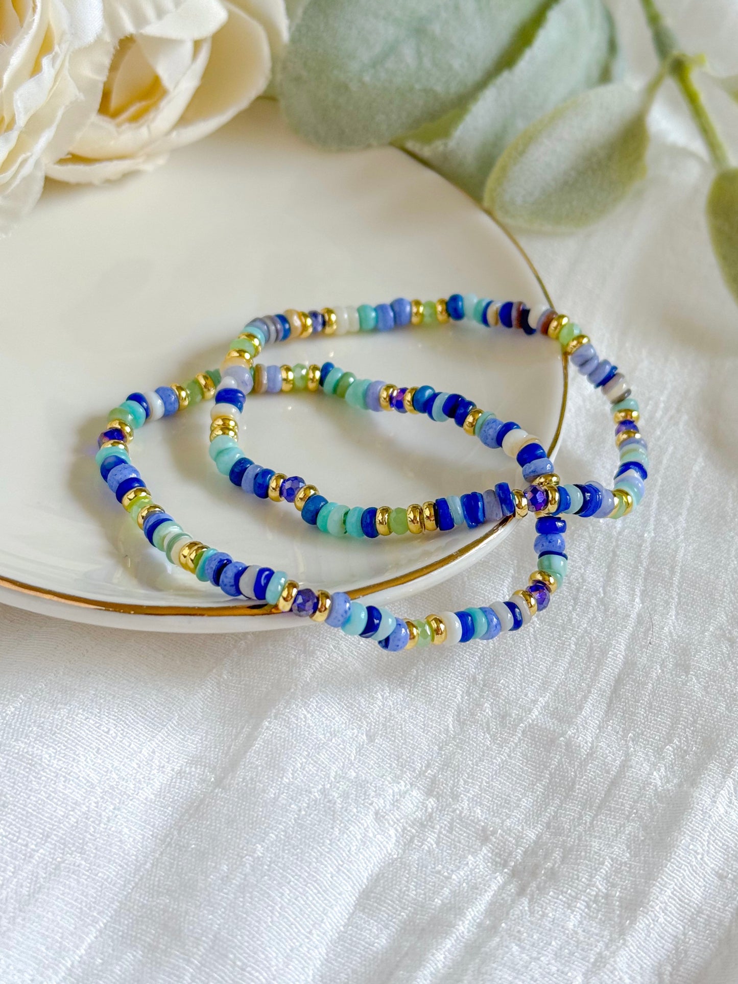 Blue Jade Meadow Bracelet
