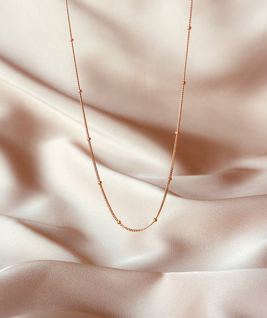 rose gold necklace