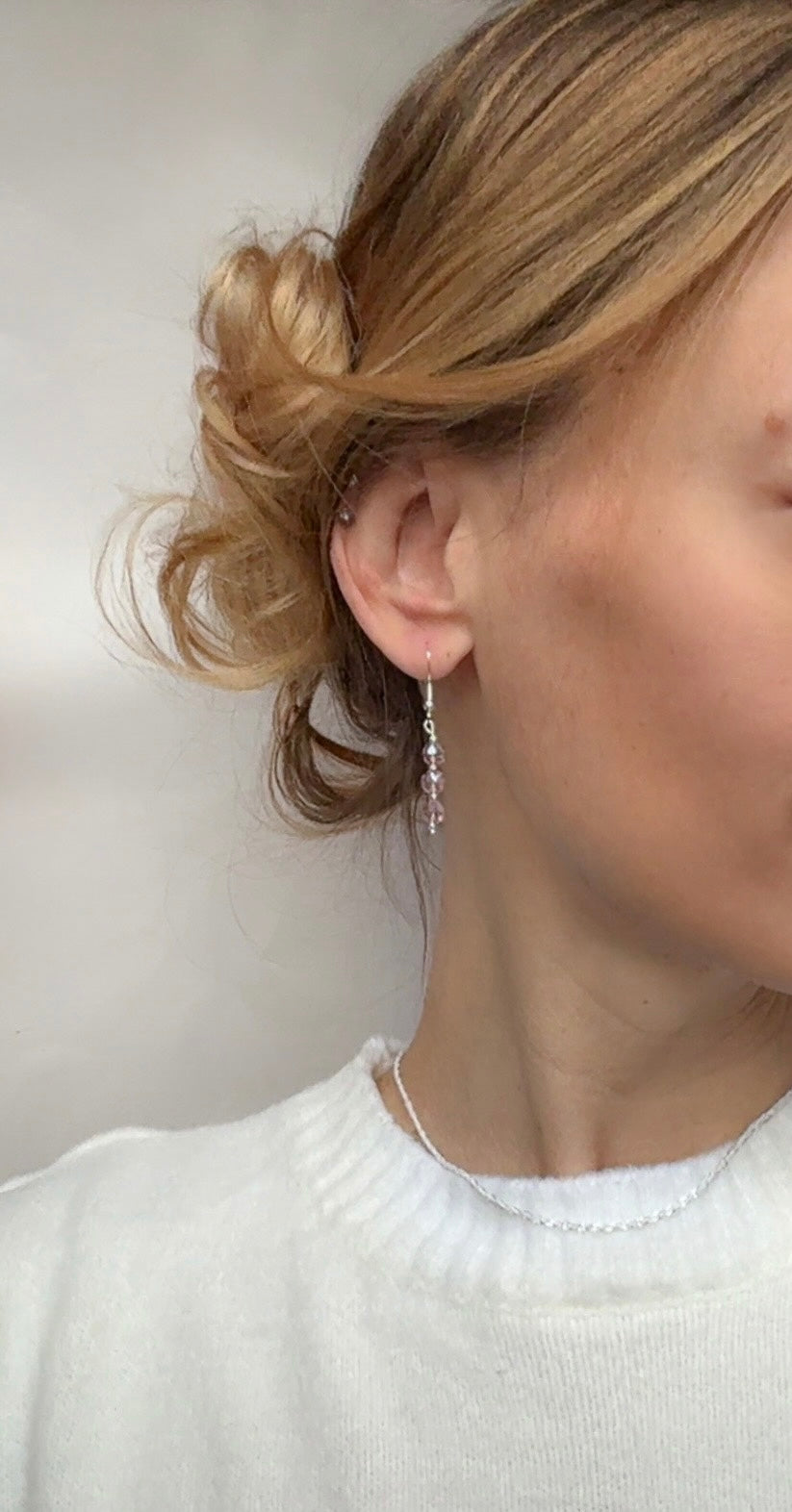 The Pink Noël Drop Earrings