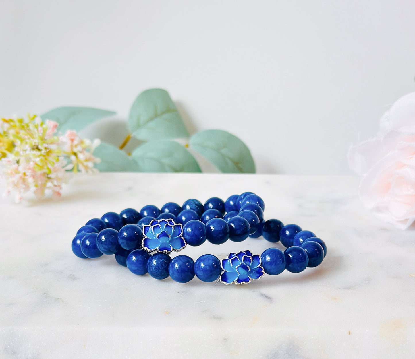 The Indigo Bloom Bracelet