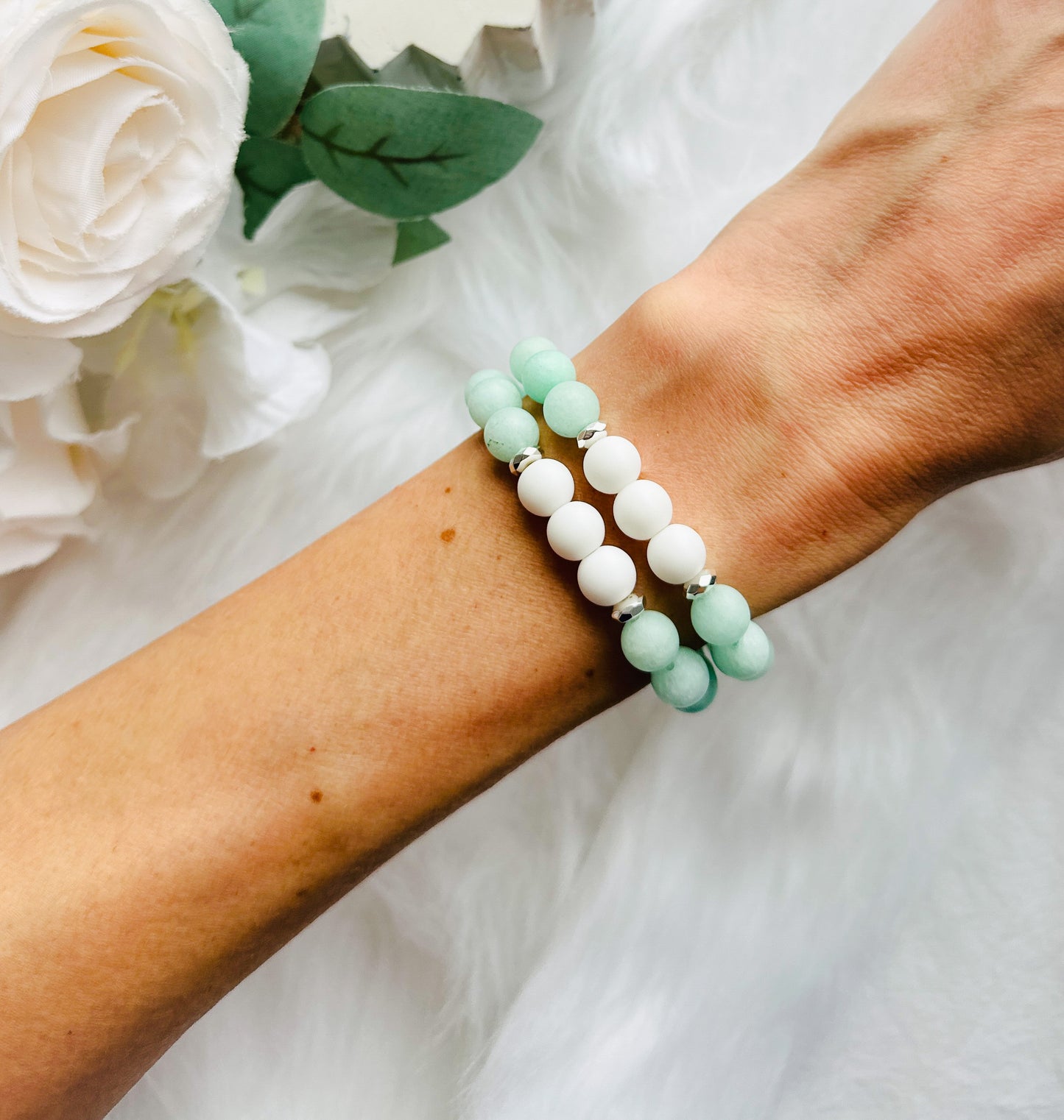 The Seafoam Breeze bracelets