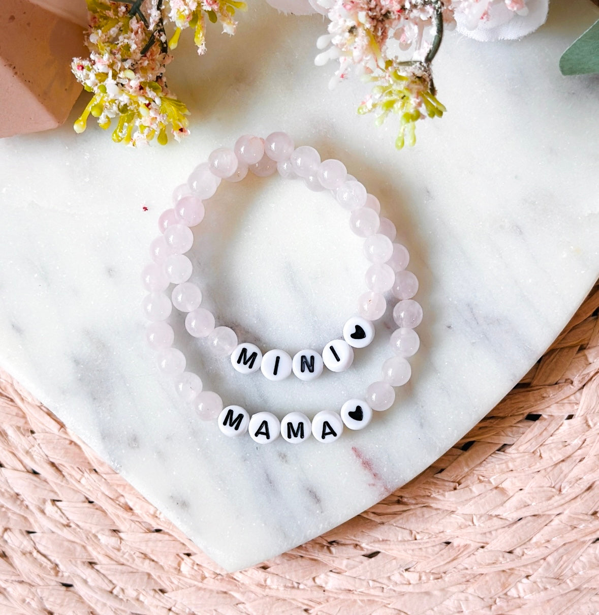 Mama + Mini matching bracelet set