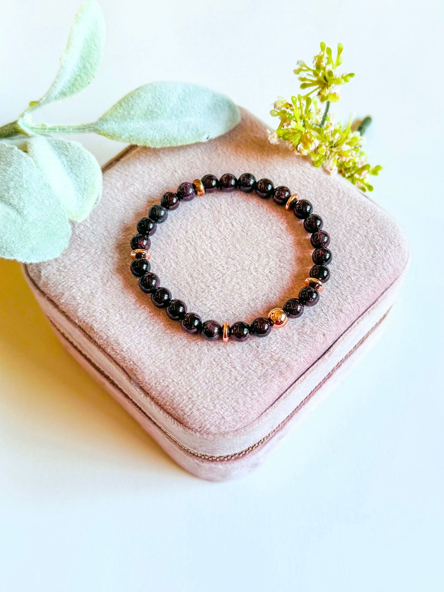 Garnet Bracelet Set