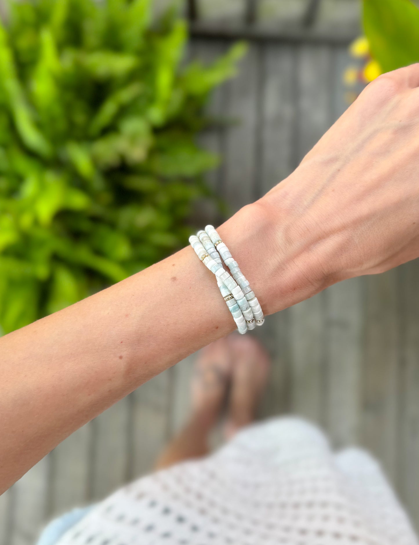 The Aquamarine 1/2 Wrap
