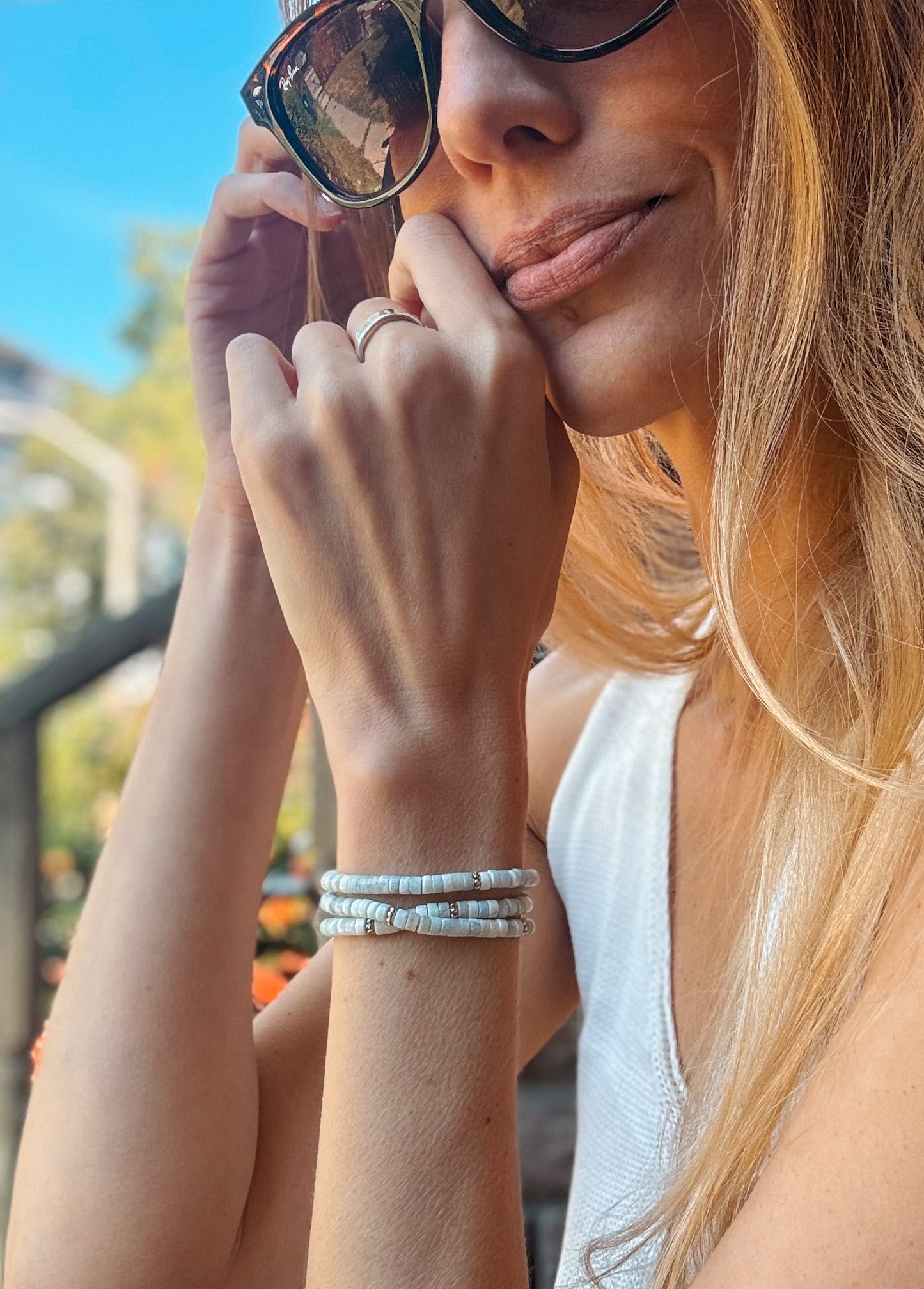 The Aquamarine 1/2 Wrap