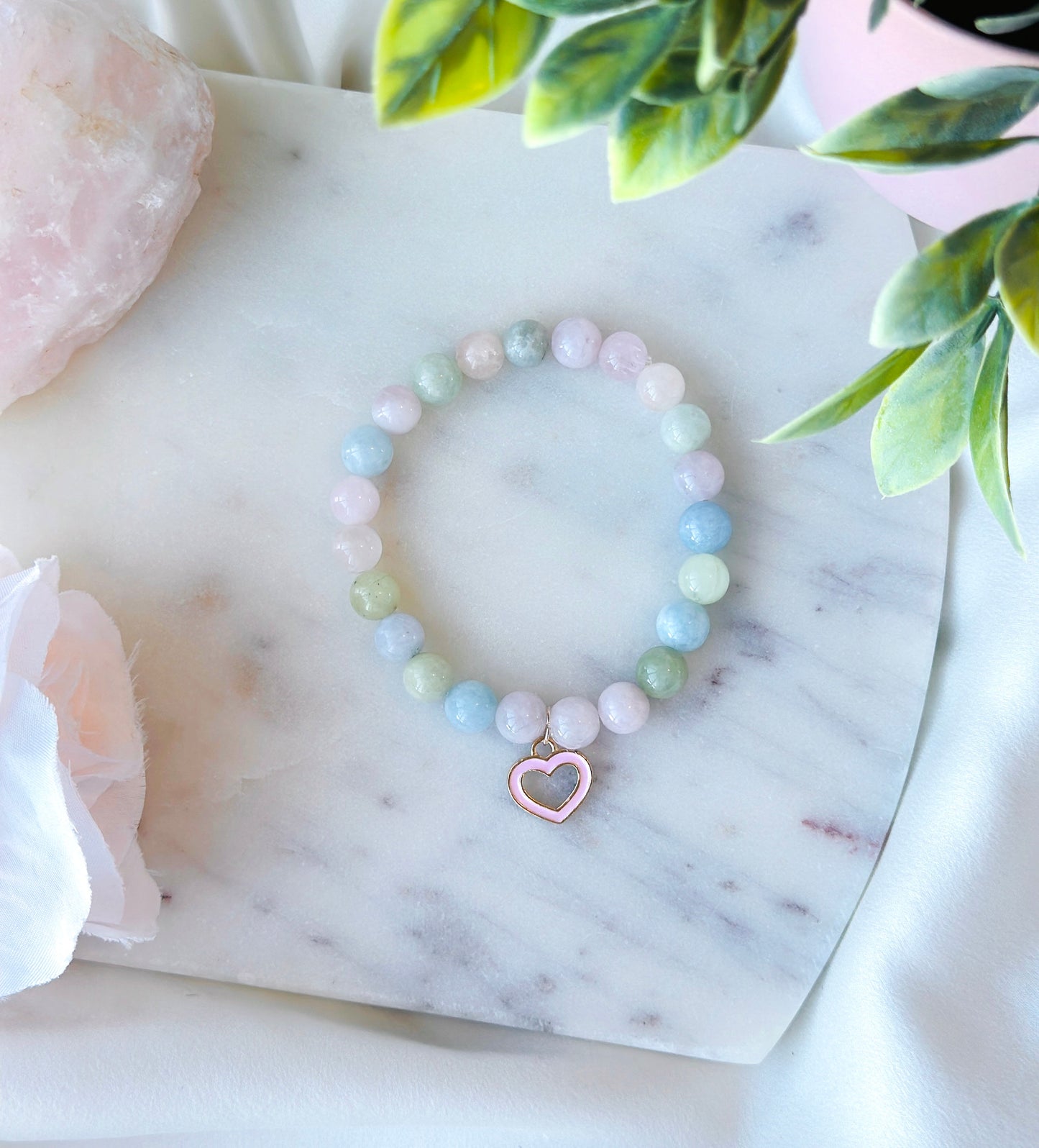 Divine Morganite Love bracelet