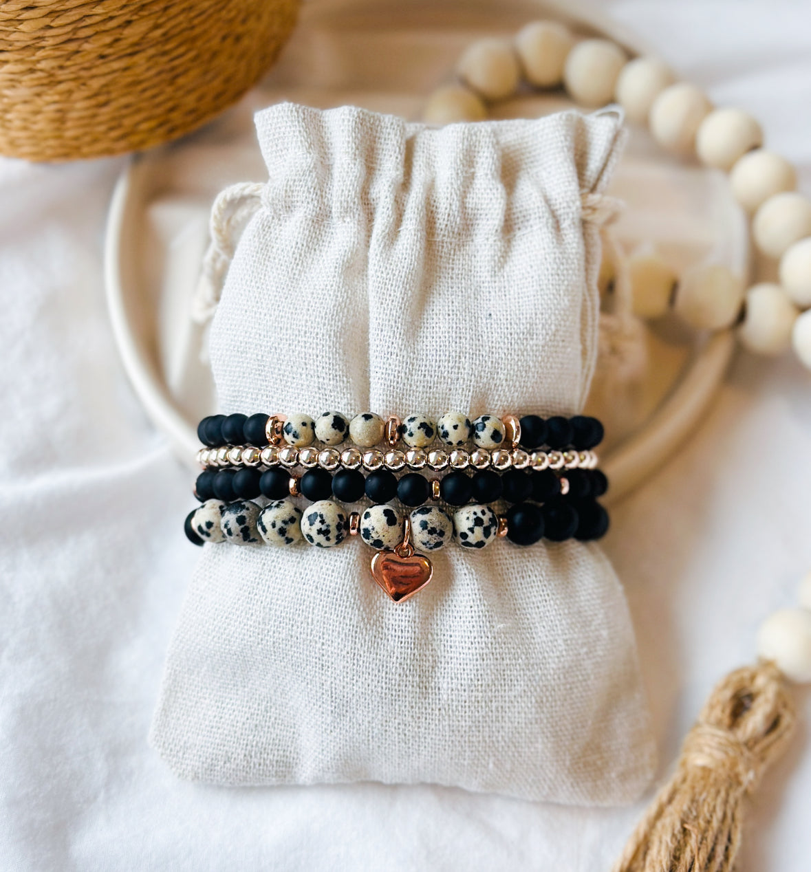 The "Love & Strength" Stacking Set
