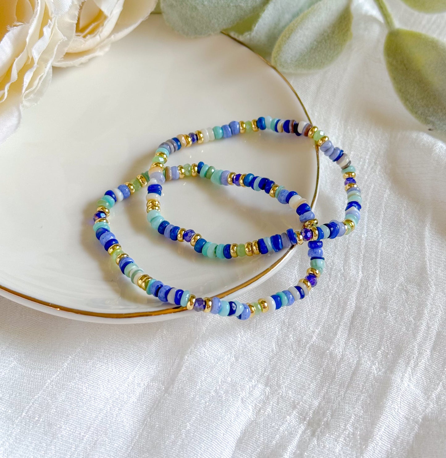 Blue Jade Meadow Bracelet