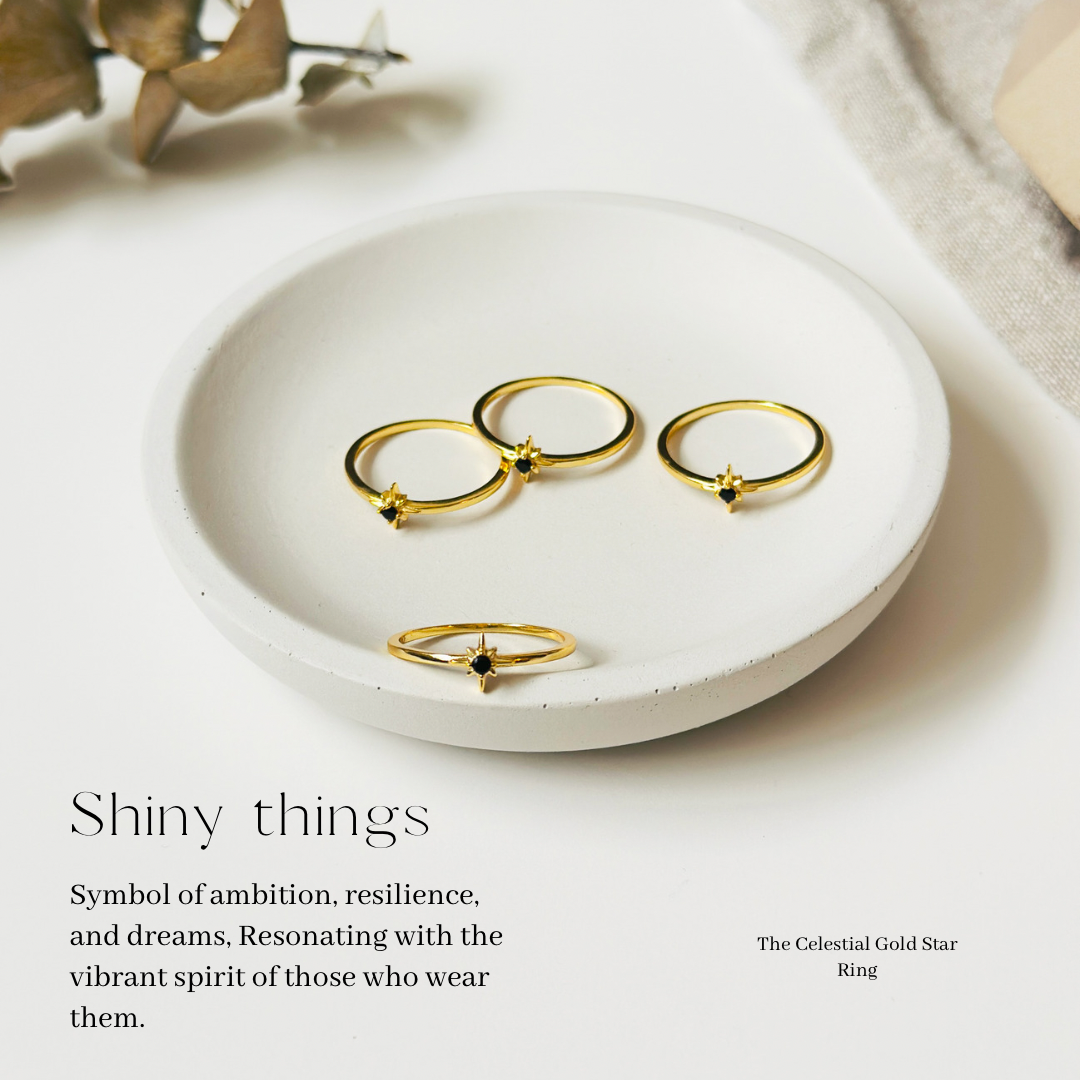 The Celestial Gold Star Ring *Limited Edition