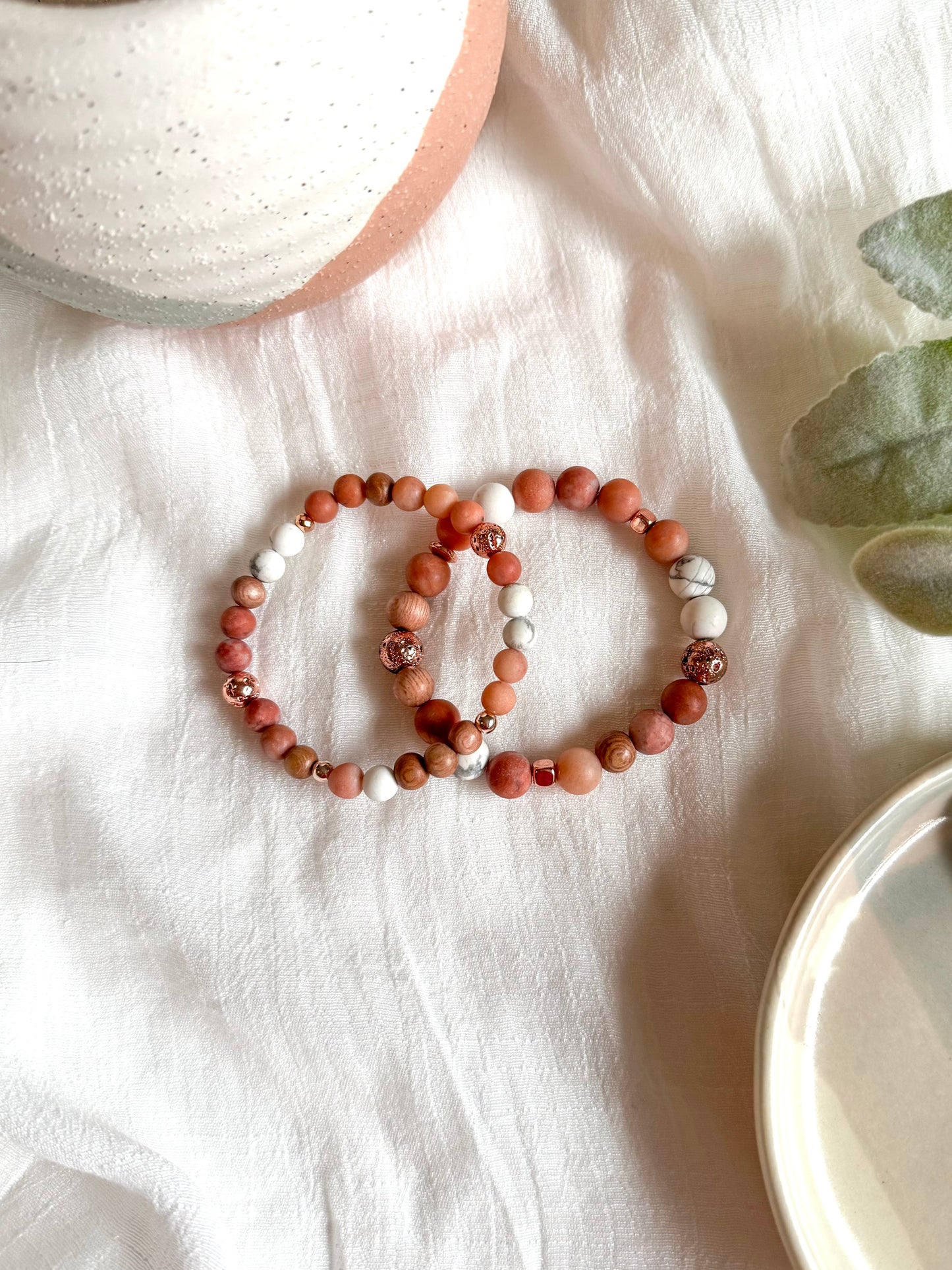 The Peach Tree Bracelet set