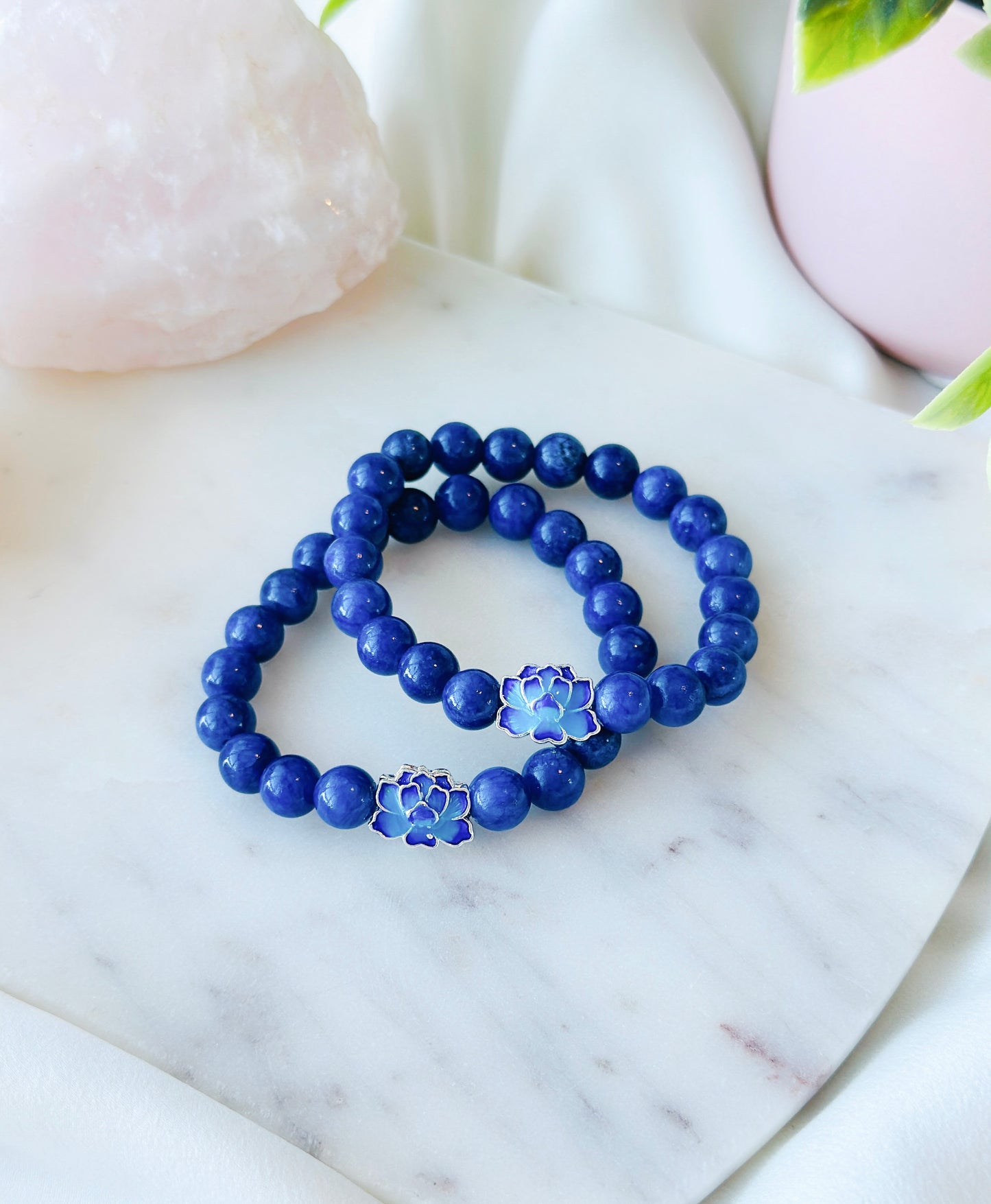 The Indigo Bloom Bracelet