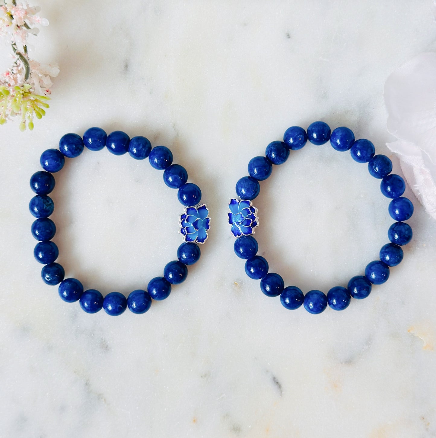 The Indigo Bloom Bracelet