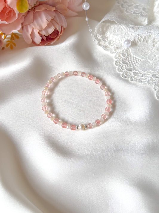 Rosy Pearl Bracelet