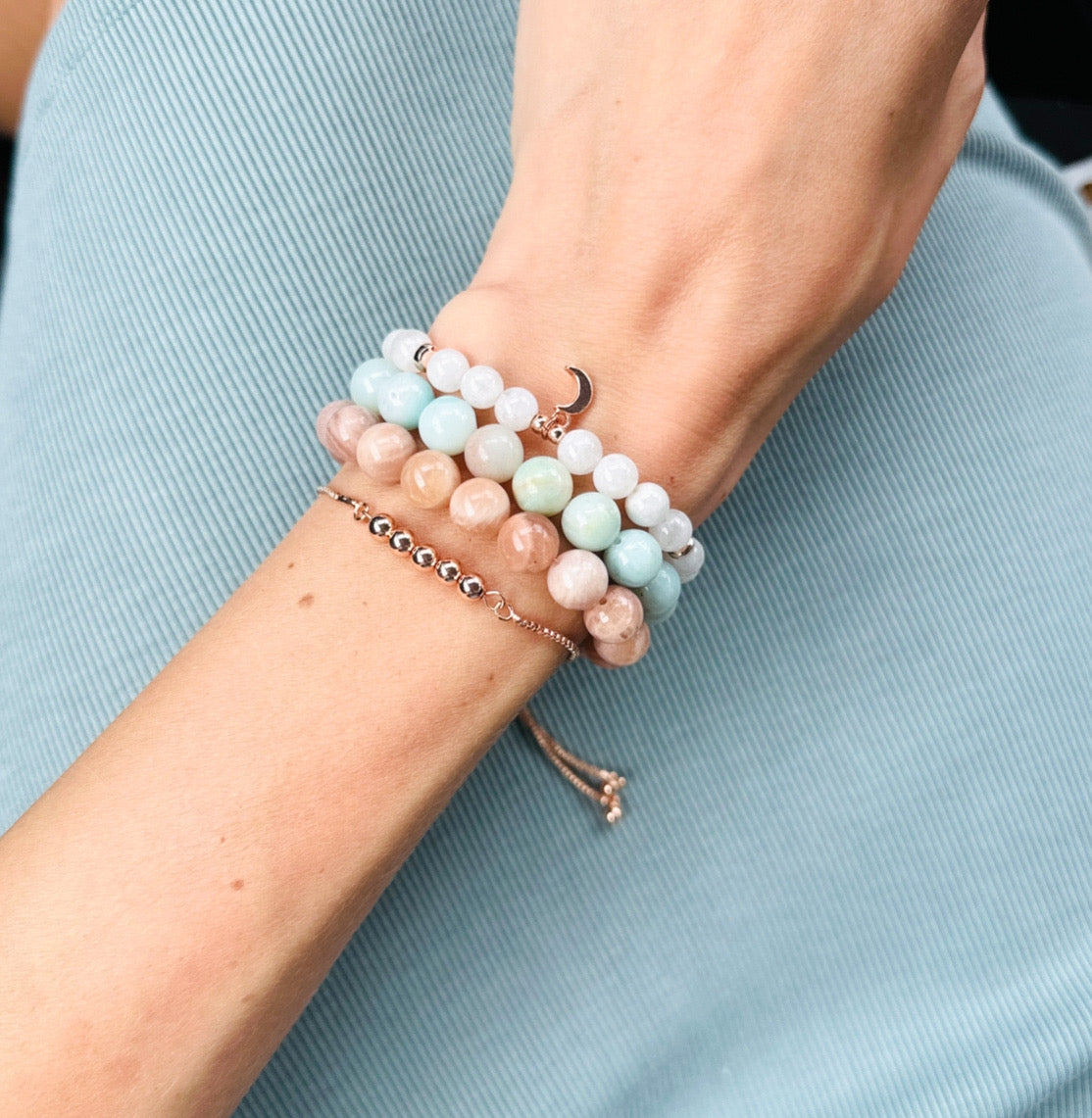 Hematite Minimalist Bracelet.