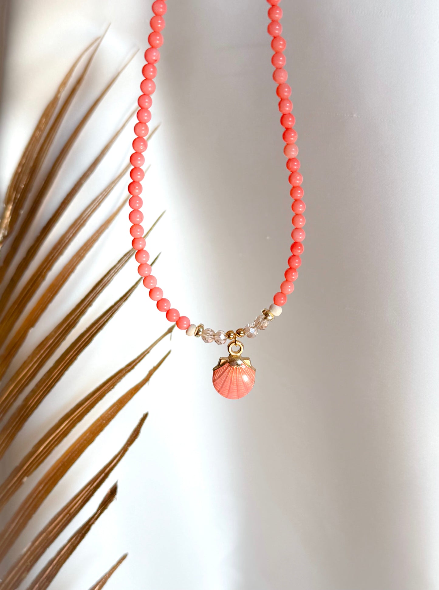 The Peach Coral Oceana Necklace