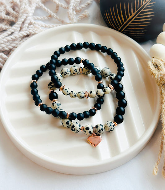 The "Love & Strength" Stacking Set