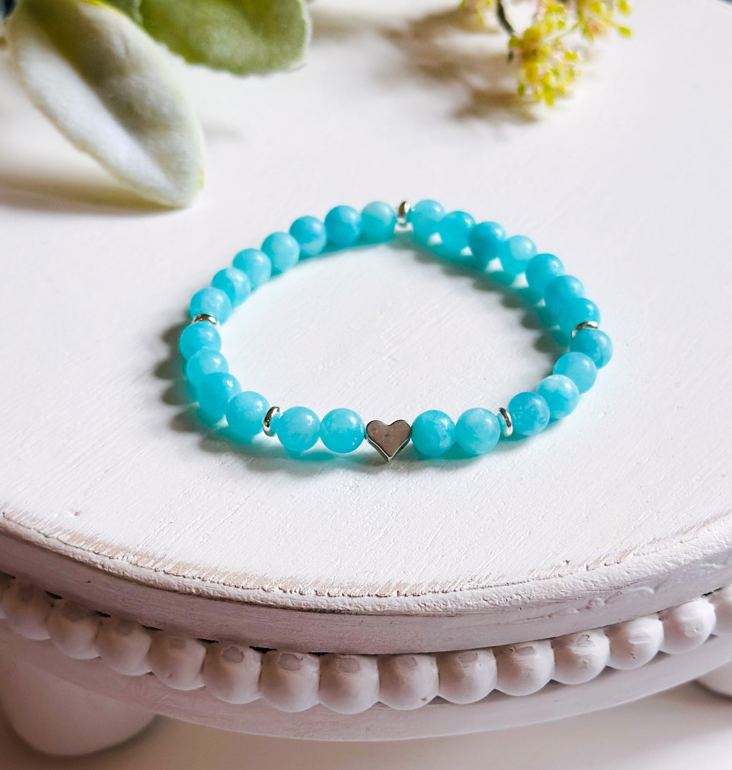 The Teal Heart bracelet