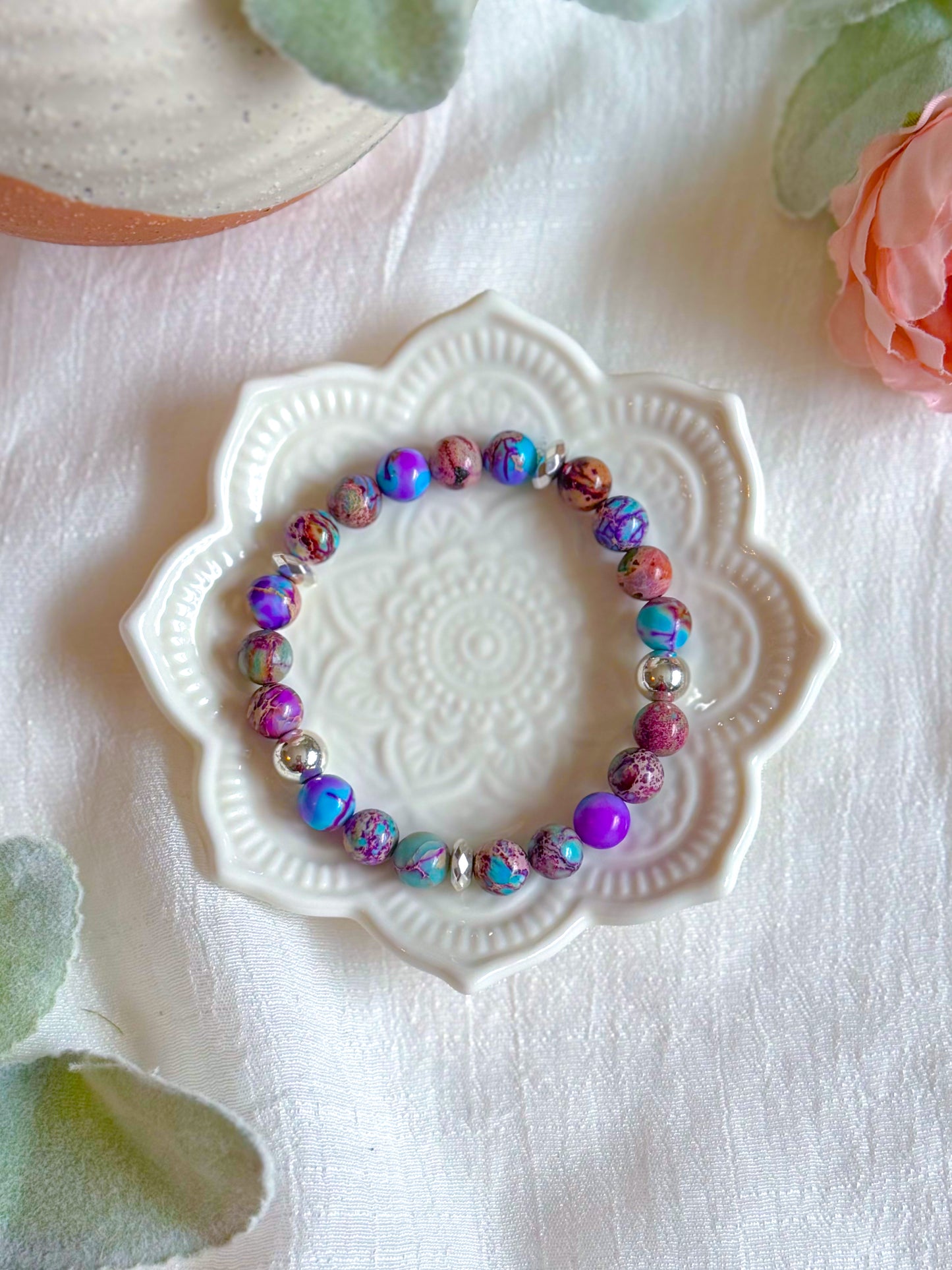 The Enchanted Peacock Bracelet