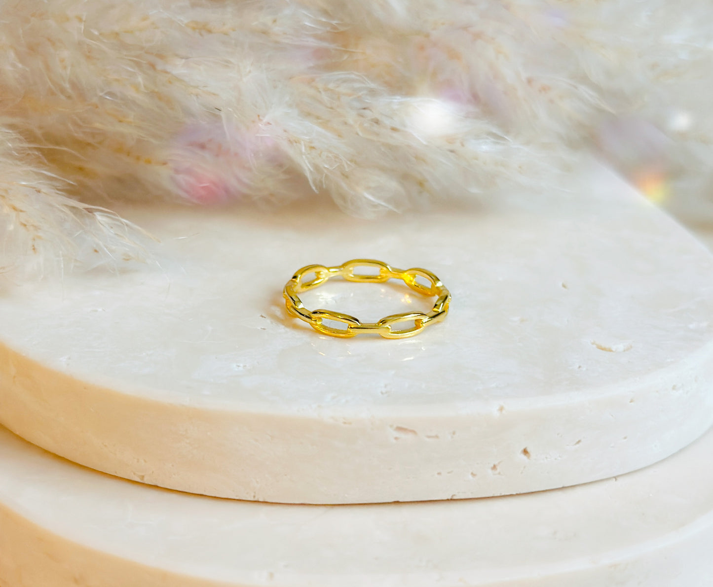 Chain link ring