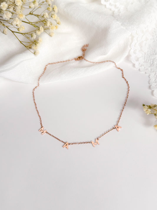 The Rose Gold Mama Necklace
