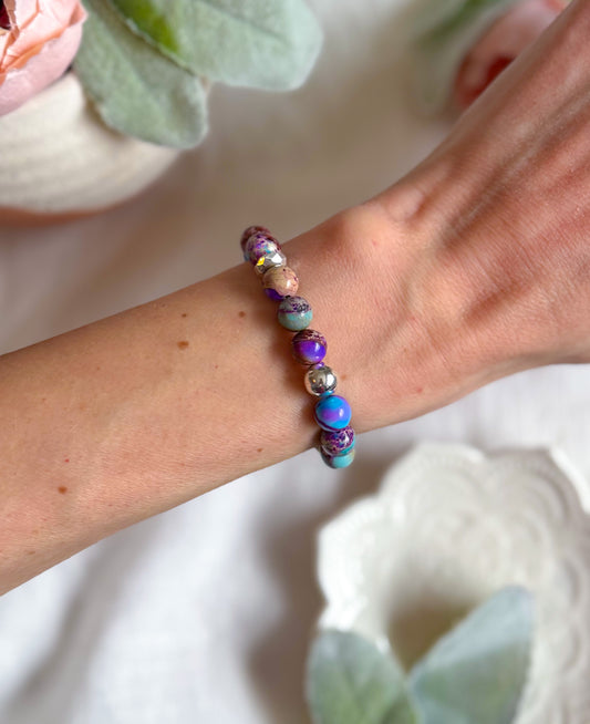 The Enchanted Peacock Bracelet