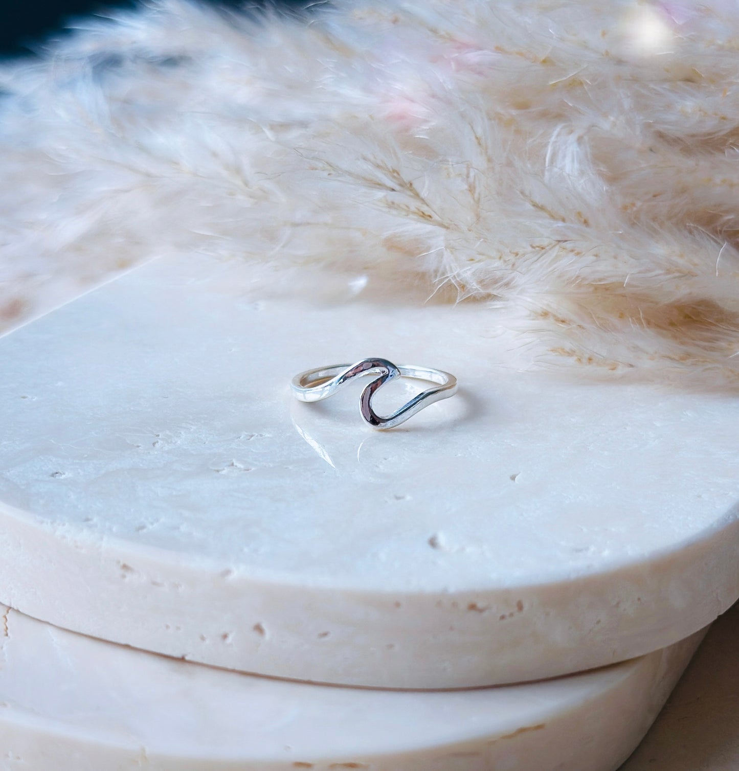 Silver Wave Ring