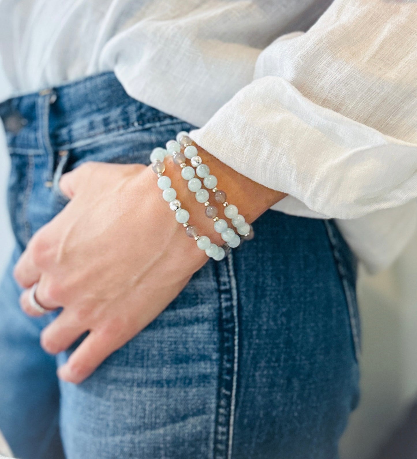 Winter Radiance bracelets