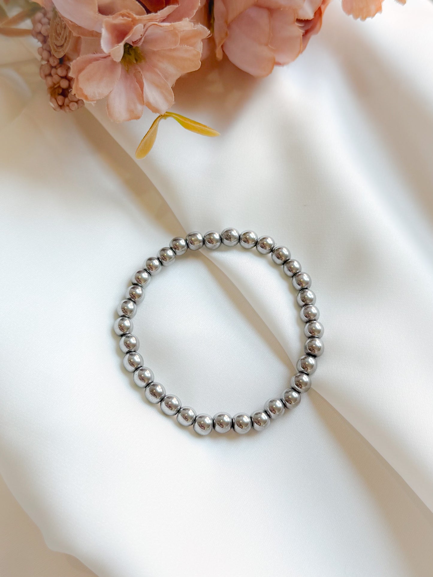 Dark Silver Hematite Bracelet