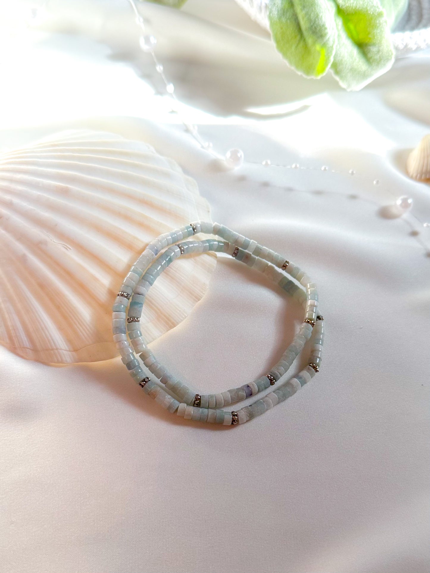 The Aquamarine 1/2 Wrap