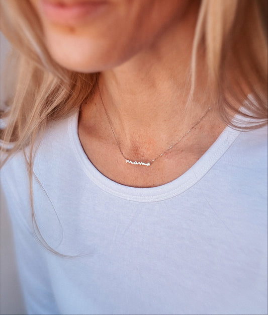 Sterling silver Mama Necklace