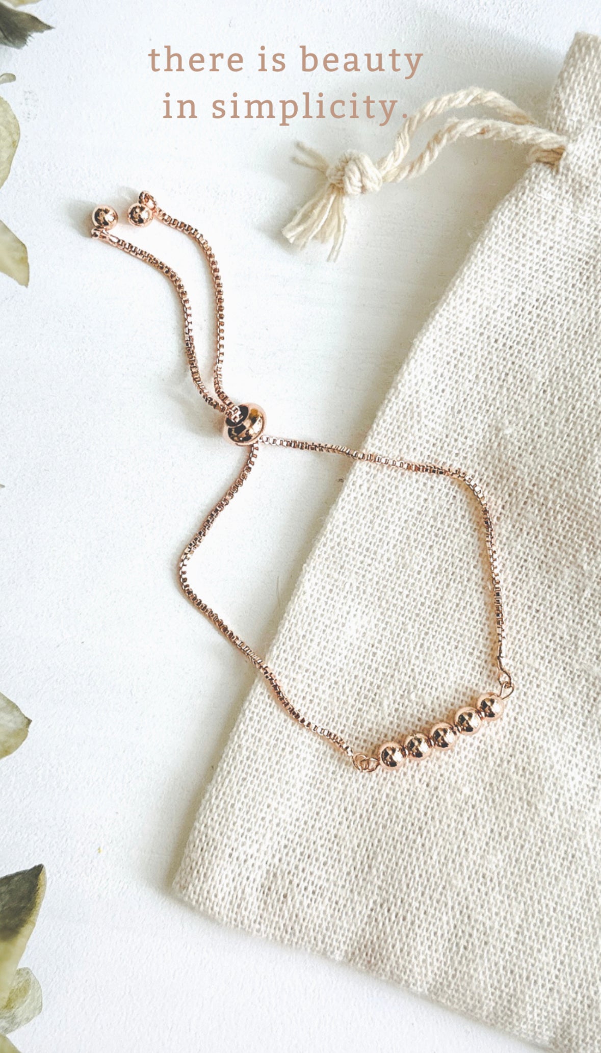 Hematite Minimalist Bracelet.