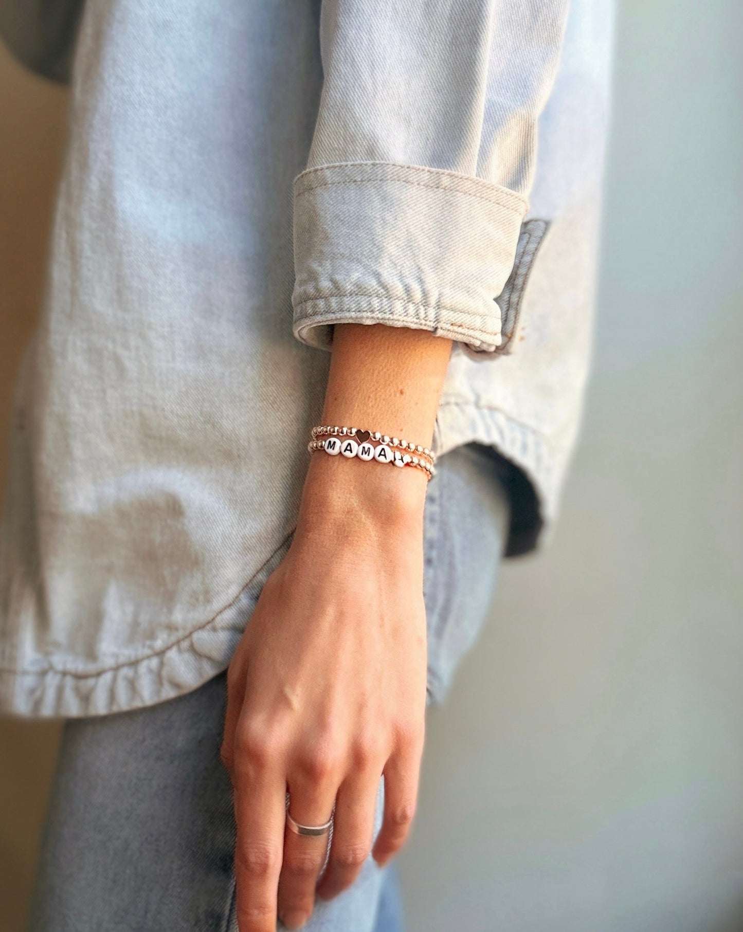 The Rose Gold Mama Bracelet