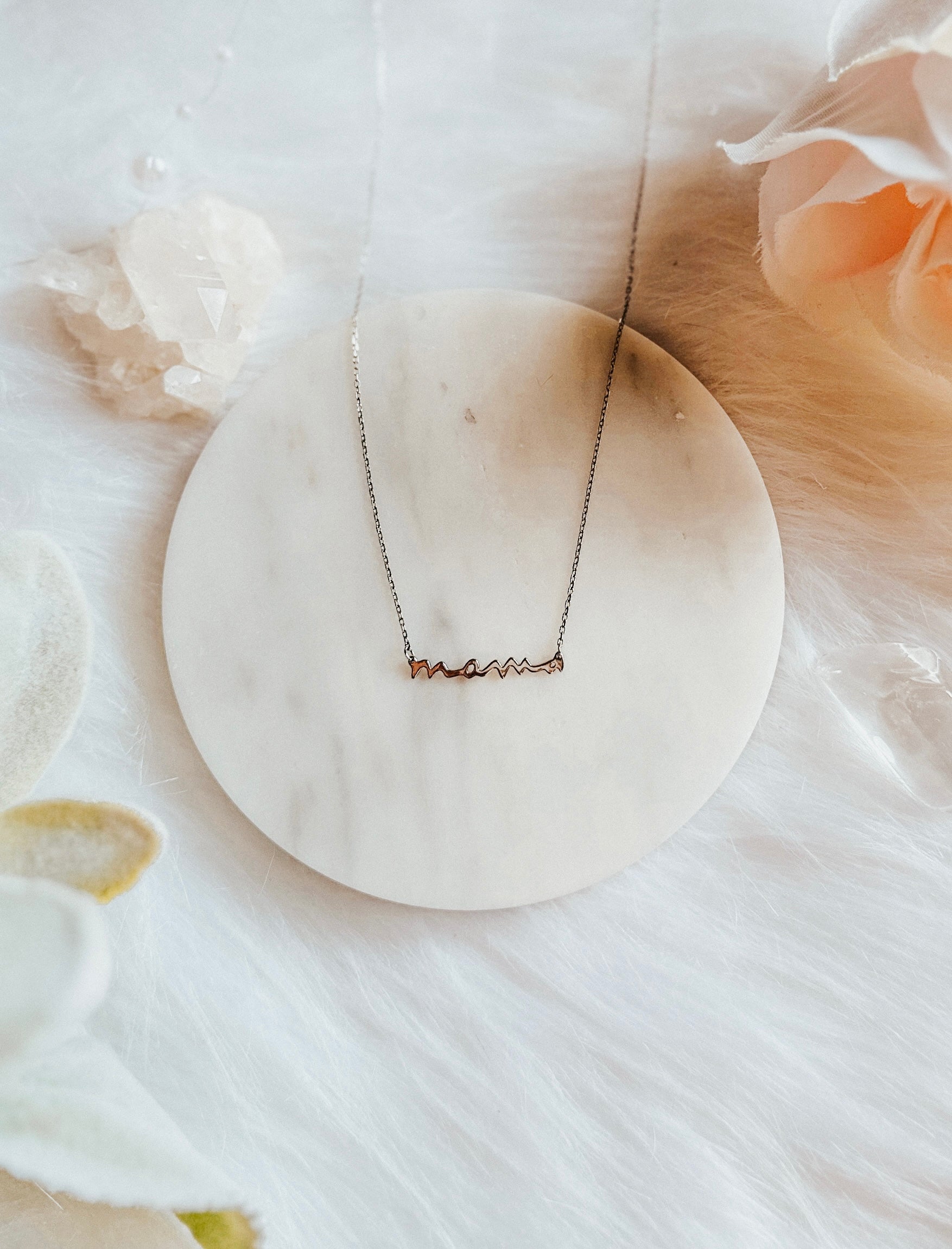 sterling silver Mama Necklace gift for mothers day